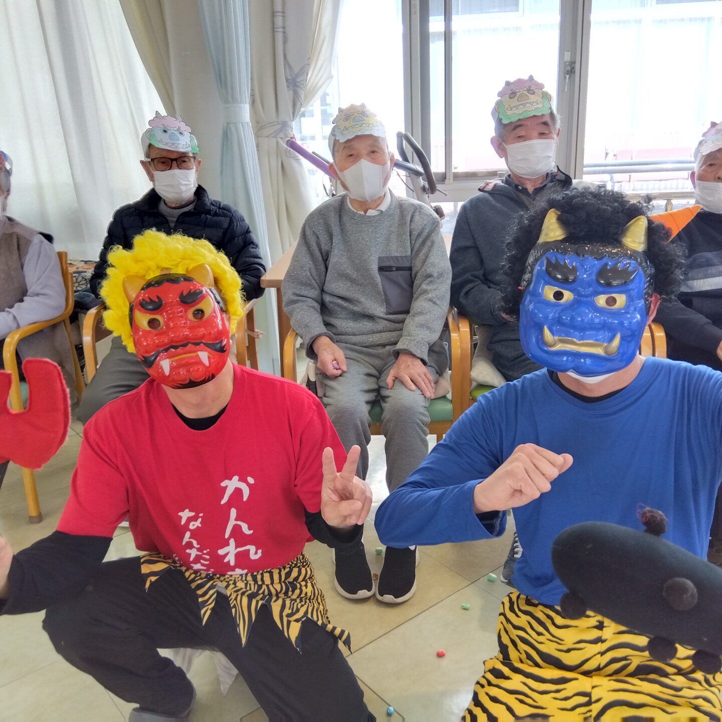 2月行事「節分」（デイサービス）